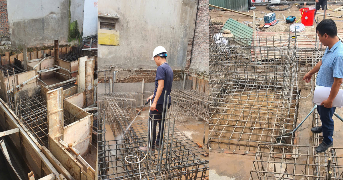 Đội ngũ kỹ sư giám sát của Xây Dựng Bảo Xuân tất cả các bước thi công được kiểm tra nghiêm ngặt