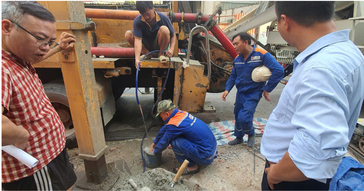 Kỹ thuật trực tiếp kiểm tra chất lượng bê tông